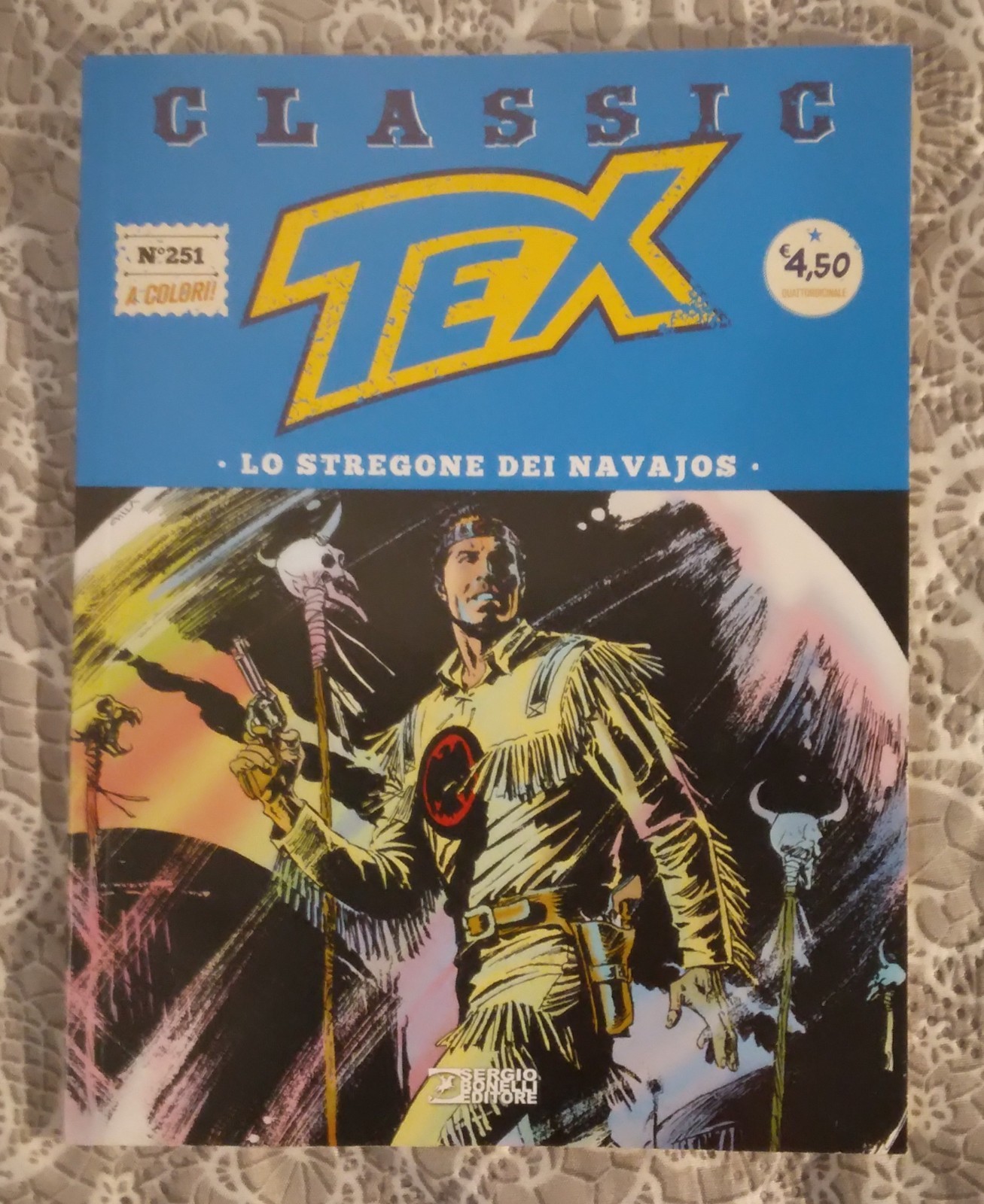 Tex Classic 251- Lo stregone dei Navajos- Bonelli, Galleppini- OTTIMO
