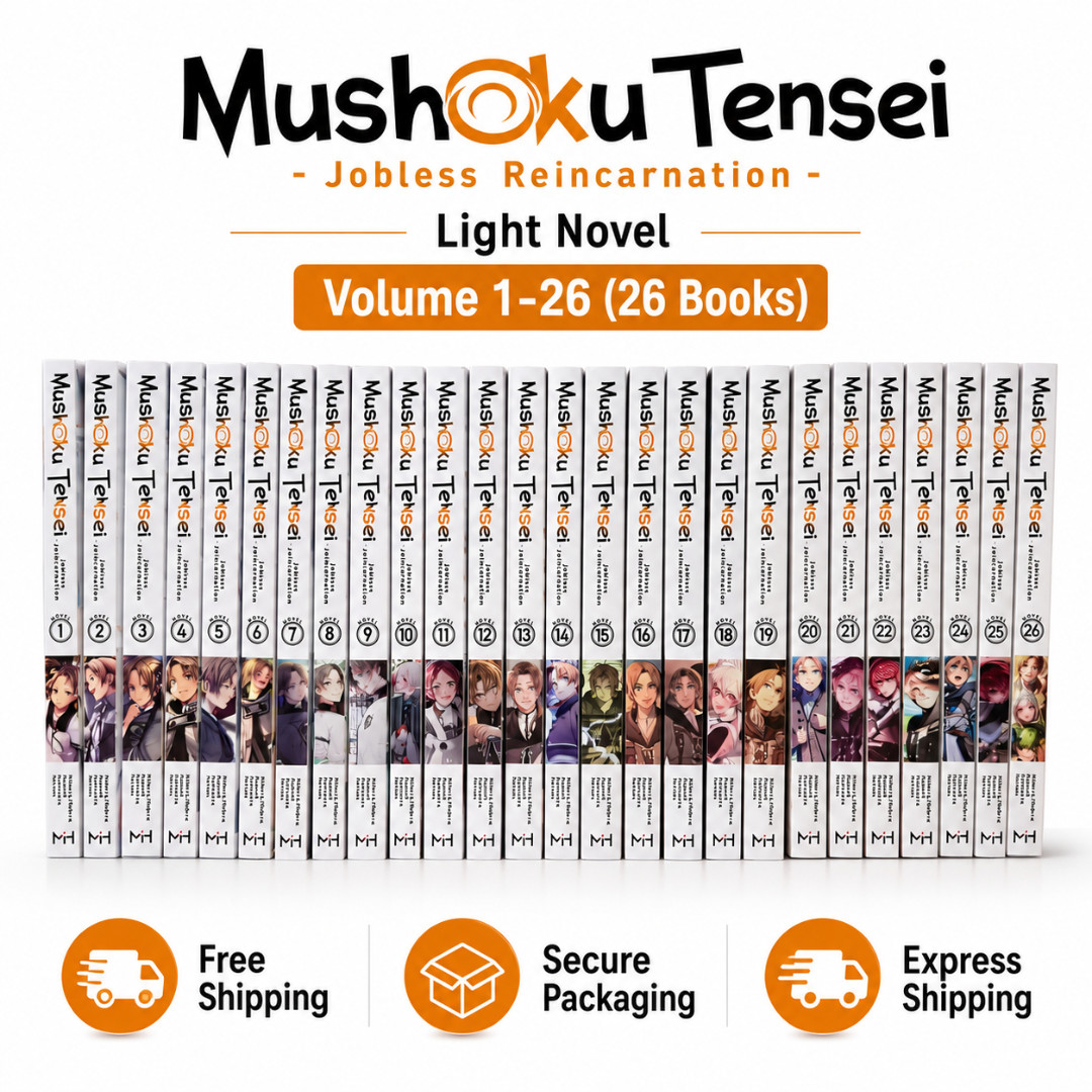 Mushoku Tensei - Reincarnazione Senza Lavoro Romanzo Leggero Vol 1-26 Inglese