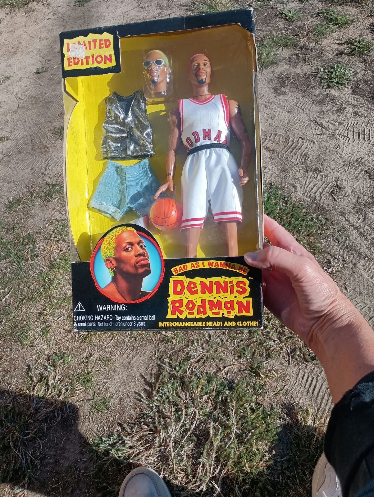 DENNIS RODMAN BAD AS I WANNA BE 12 EDIZIONE LIMITATA FIGURE STREET PLAYERS 1996