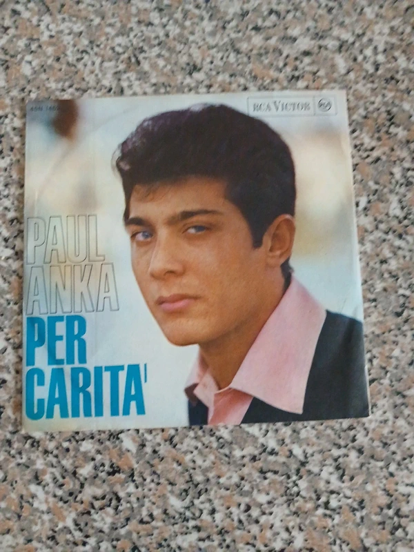 Paul anka per carità 45 giri in iraliano nuovo