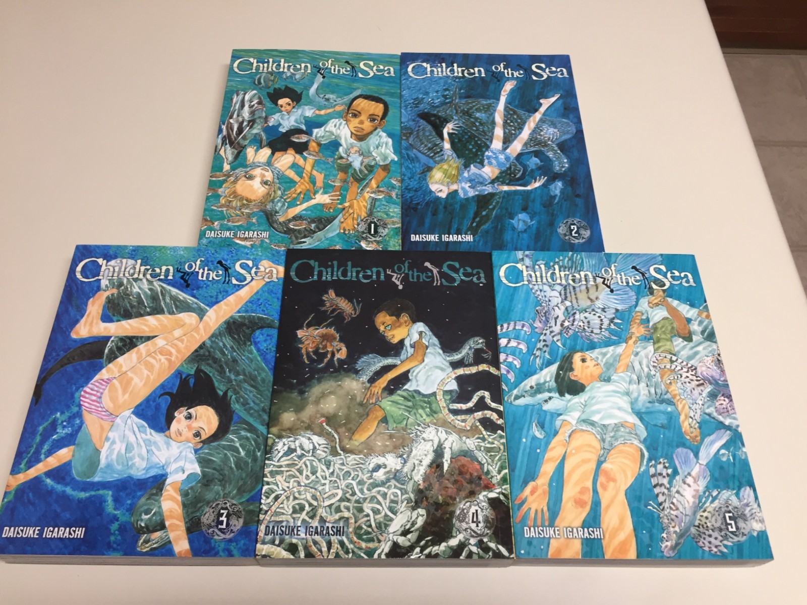Children of the Sea Volume 1 2 3 4 5 1-5 Manga Inglese Set Completo Serie