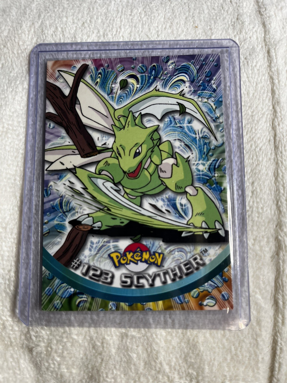 2000 Topps Pokemon #123 Scyther (D) TV Animation Series 3 