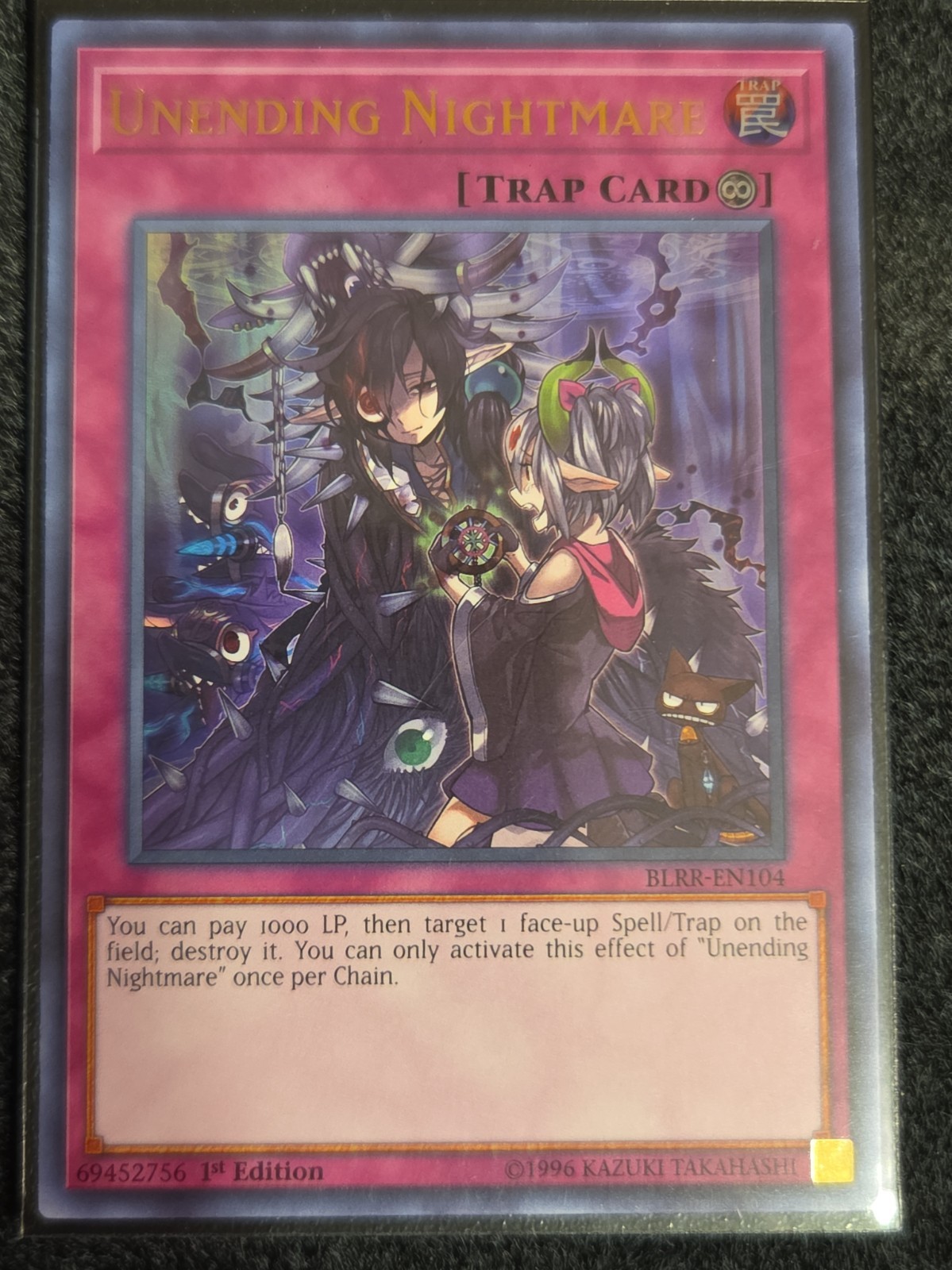 Yugioh Incubo Infinito BLRR-EN104 Ultra Rara 1° Edizione NM