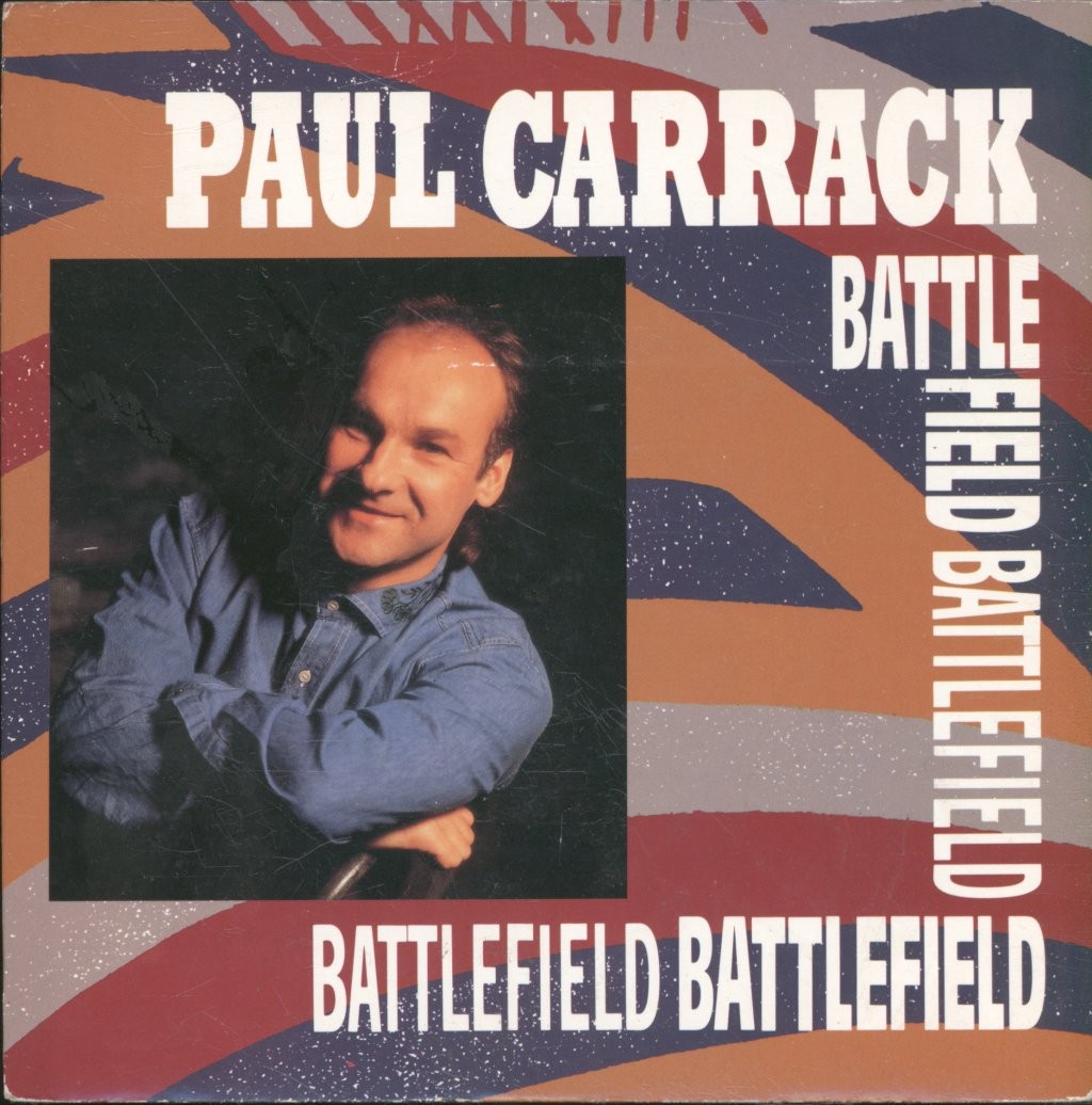 Paul Carrack Battlefield 7" Vinile UK Chrysalis 1990 45 RPM CHS3494 Pic Sleeve