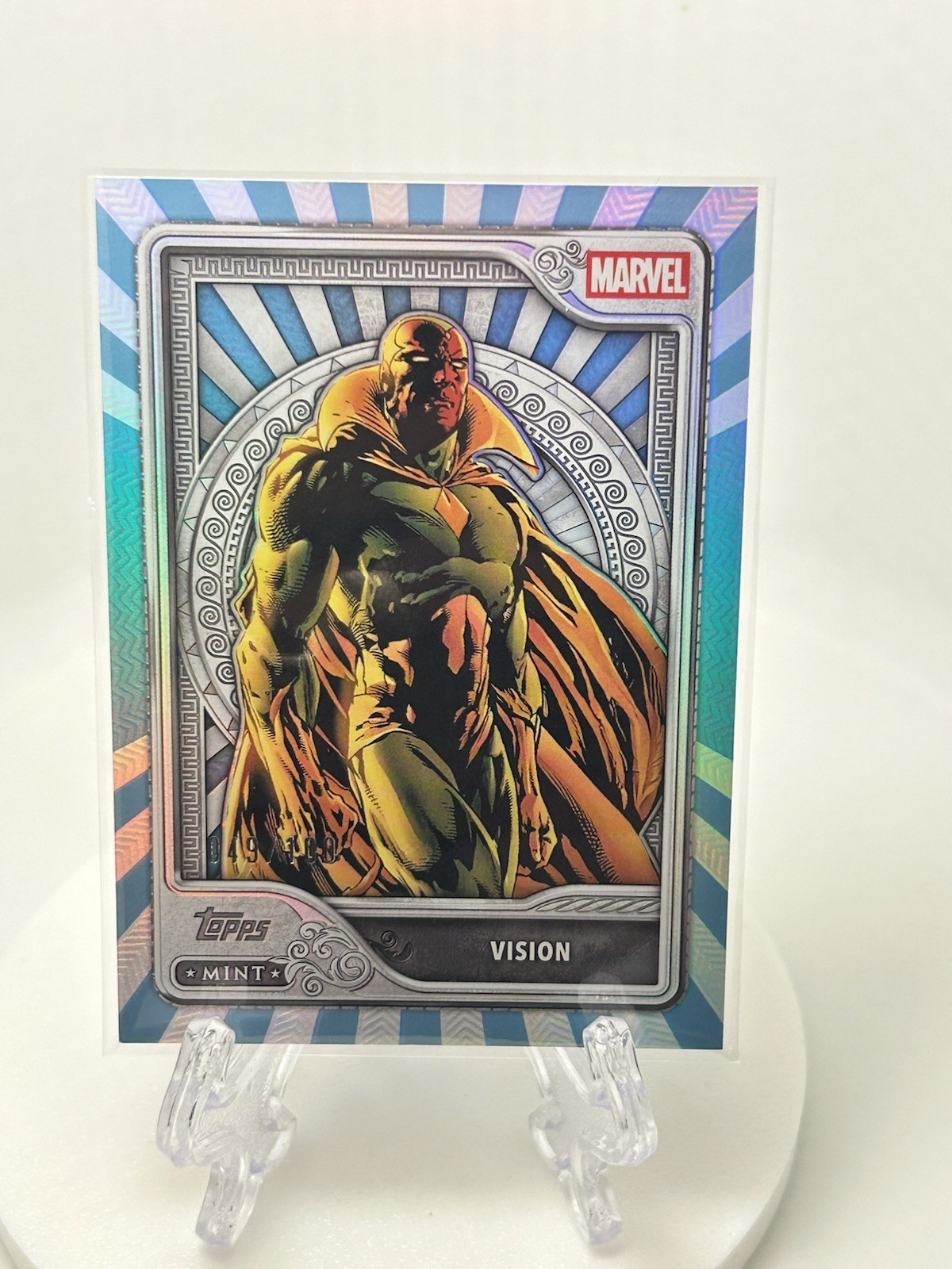 2026 Topps Marvel Mint Vision Silver #60/100 (In Marvel We Trust)
