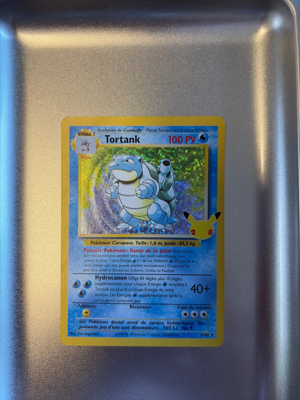 Carte Pokémon Tortank 2/102 Célébrations 25 ans neuve en édition Française