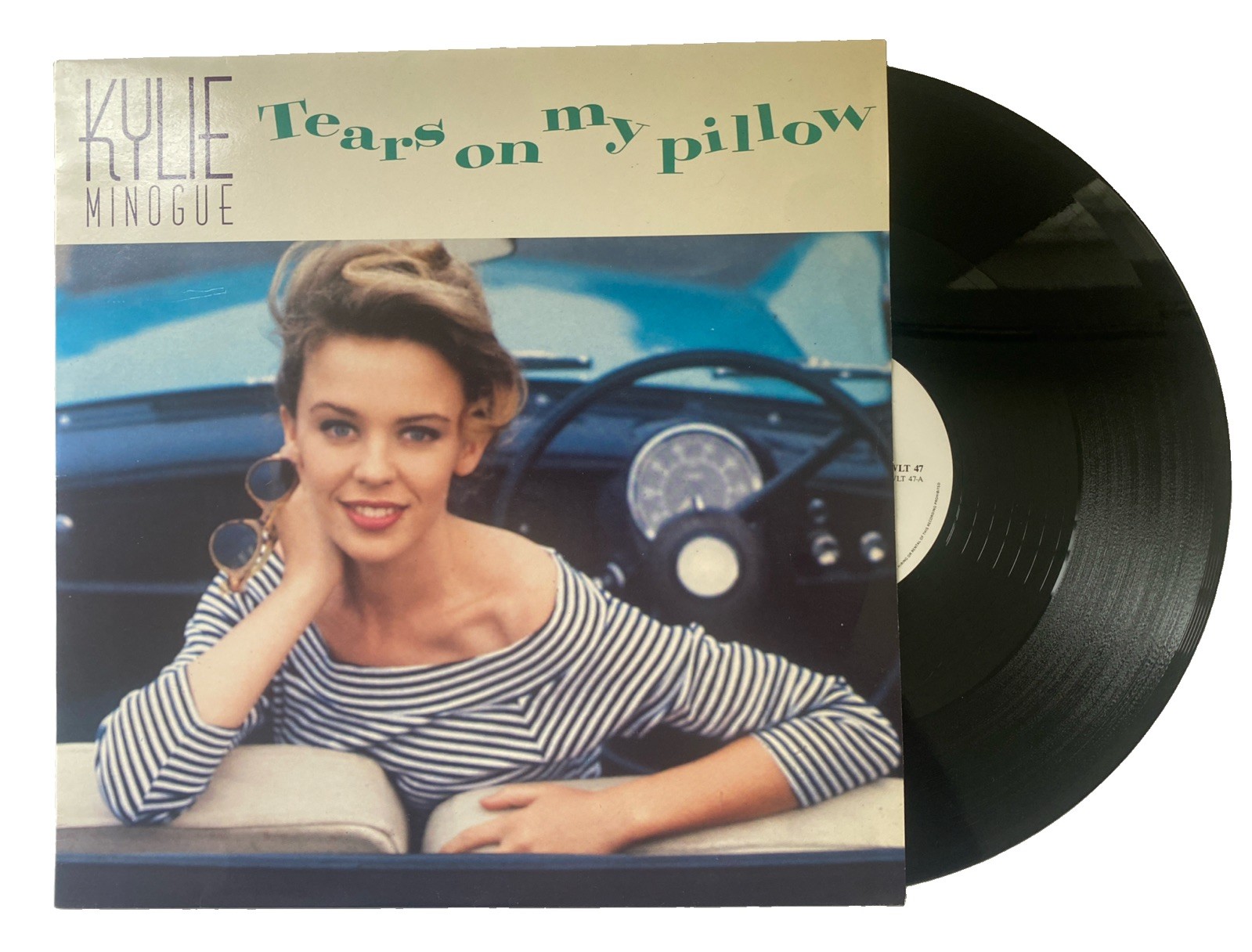 Kylie Minogue - Tears On My Pillow 12" Single Record PWLT47 PWL 1990 Vg+ / Vg+