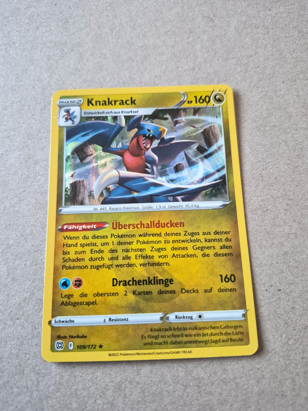 Pokémon Holo Karte Knakrack
