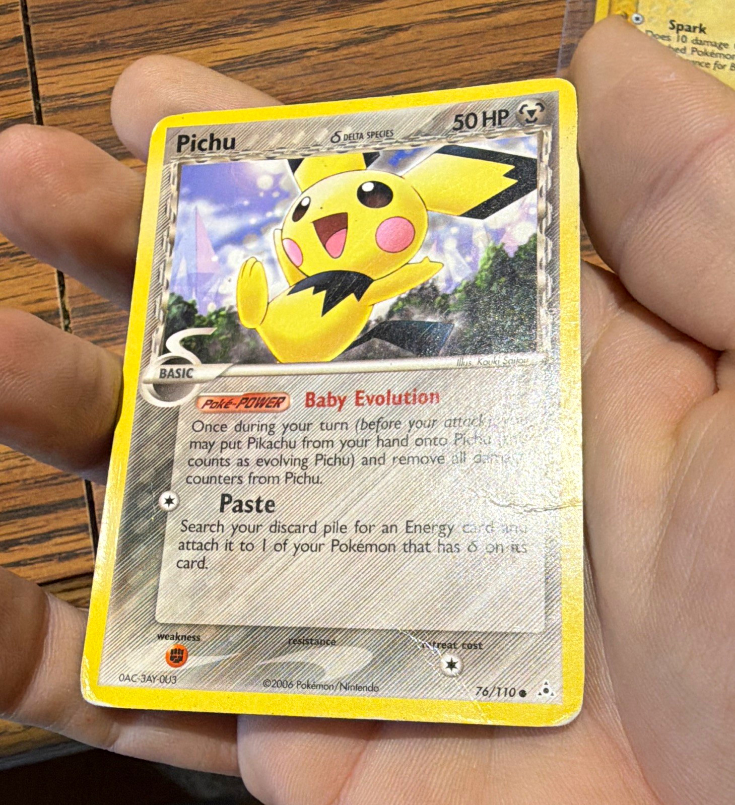 The Pokémon Company Pokemon TCG Pichu Delta Species 76/110 Regular Common ENG