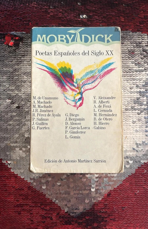 Libro "Poetas Españoles del Siglo XX" (Ed. Moby Dick)