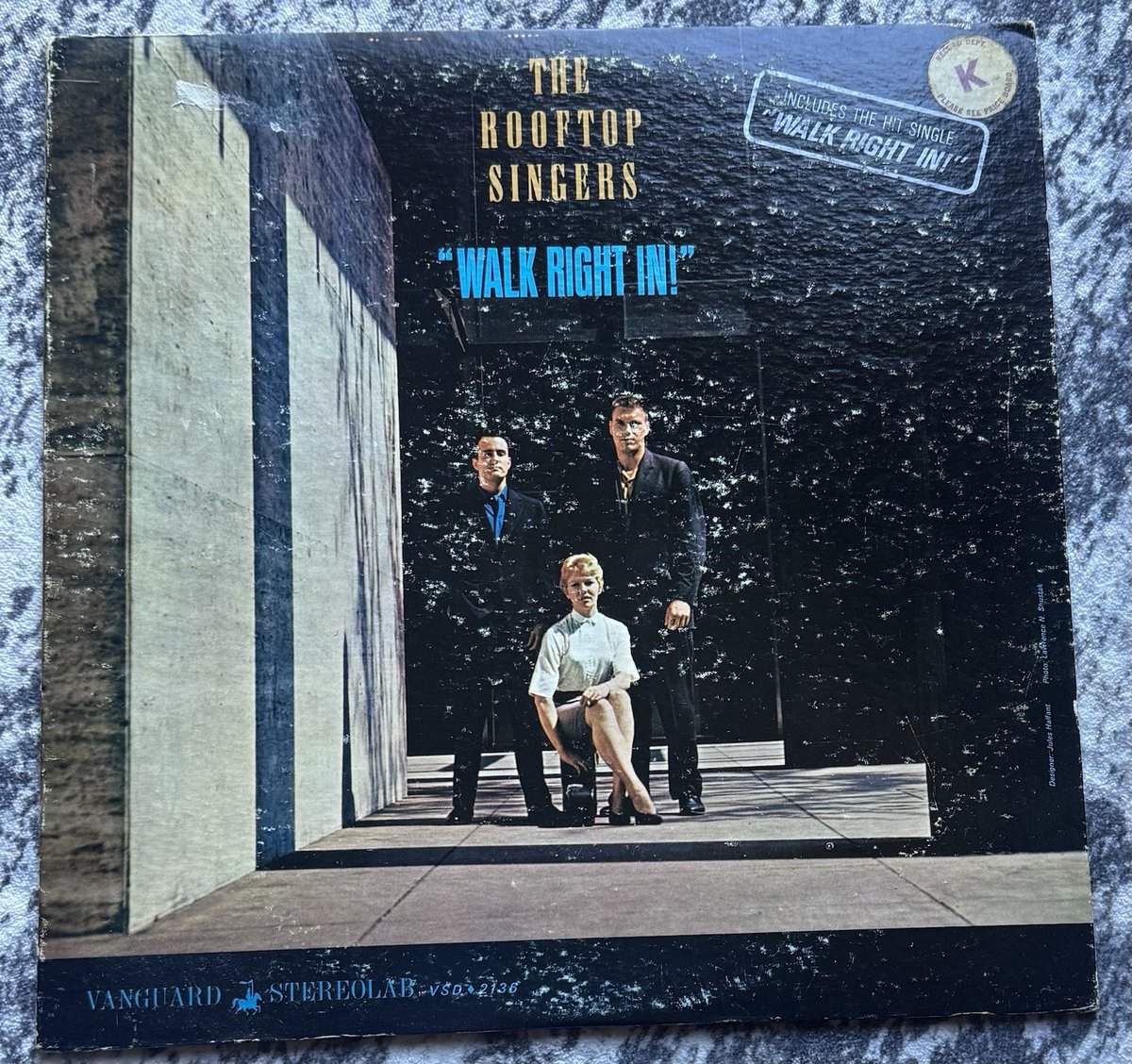 ROOFTOP SINGERS - Walk Right In LP Vinyl - Vanguard VSD 2136