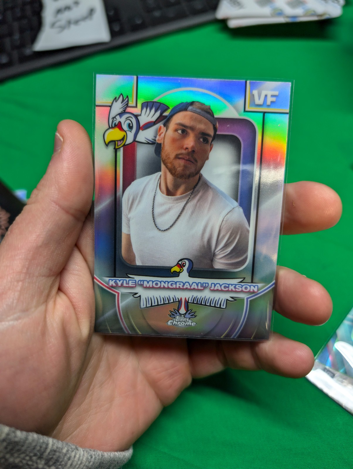 2026 Topps Chrome Veefriends Kyle Mongraal Jackson Refractor Content Condor