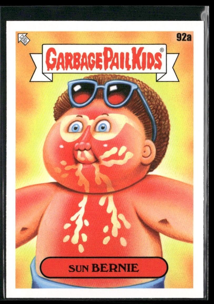 Garbage Pail Kids SUN BERNIE 92a Card 2021 Topps Non-Sport Base Set Puzzle