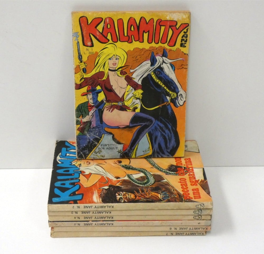 KALAMITY JANE nn. 1-7 serie completa Edizioni CAB - Edinazionale 1975