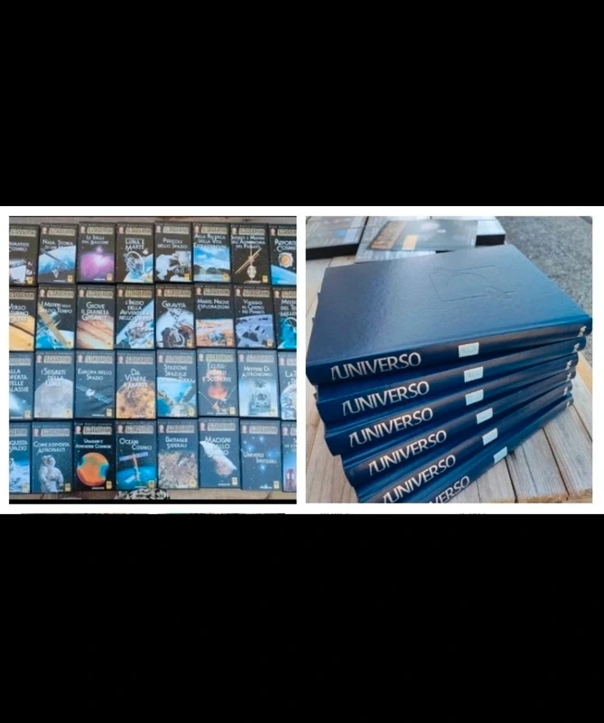 Collezione Rarissima "L'Universo" De Agostini Volumi + VHS + regali. Prezzo buono, non trattabile