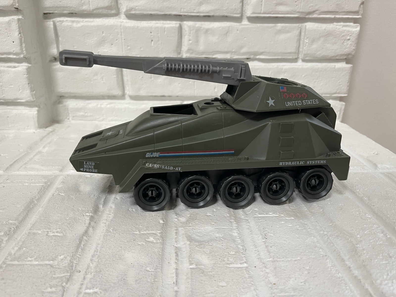 Modellino GI Joe Hasbro Persuader 1987 veicolo incompleto