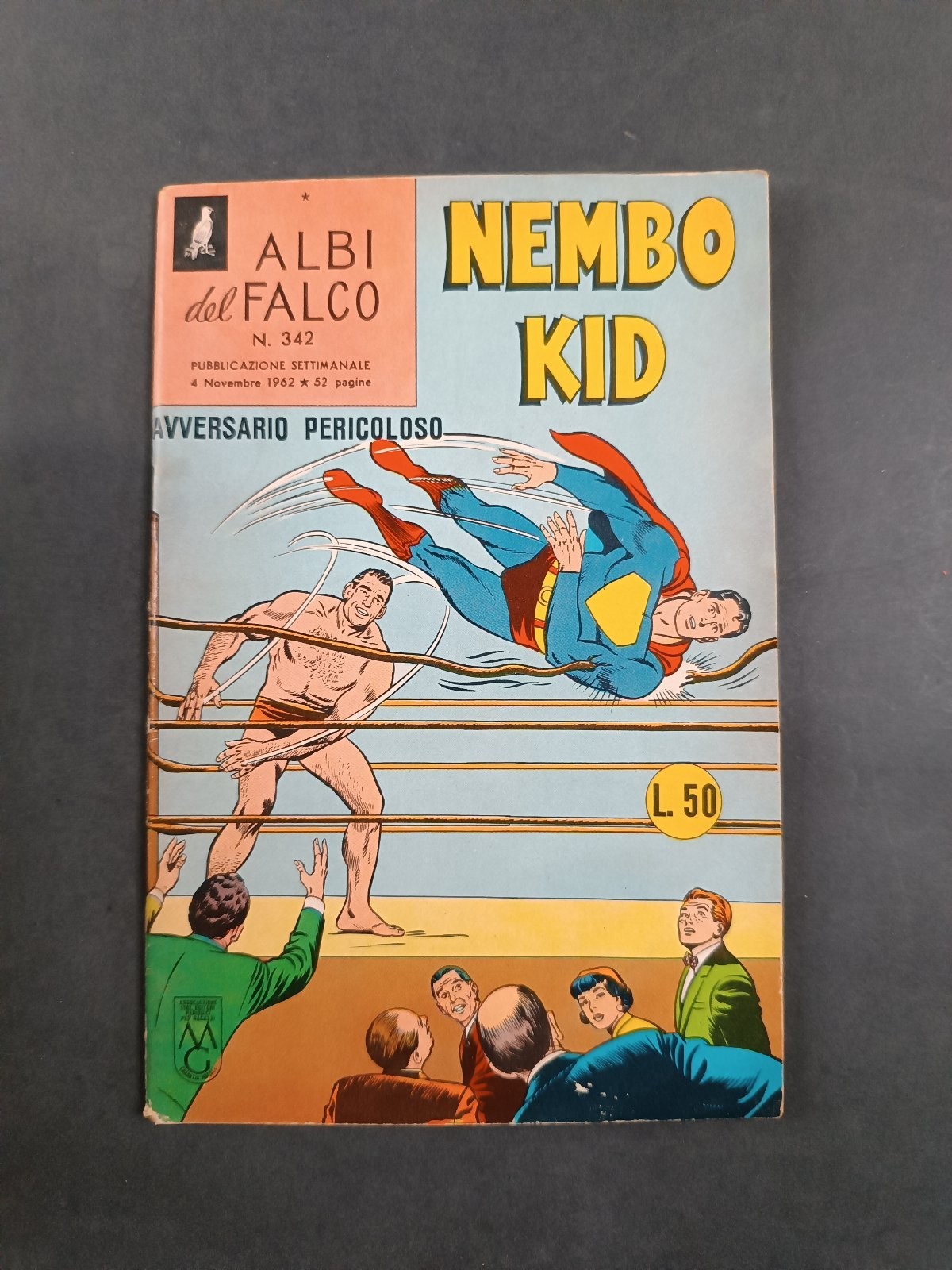 Albi del Falco Nembo Kid n.342 Avversario Pericoloso (B) Mondadori  1962