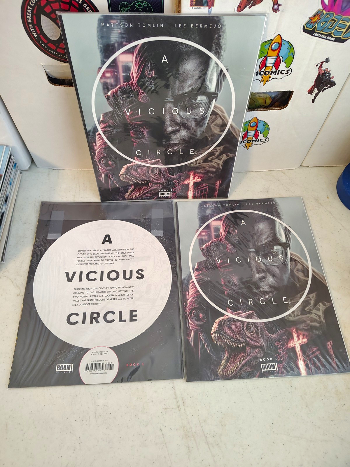 BOOM! A Vicious Circle #1 (2022) Lot Of 3 Covers A. Mattson Tomlin & Lee Bermejo