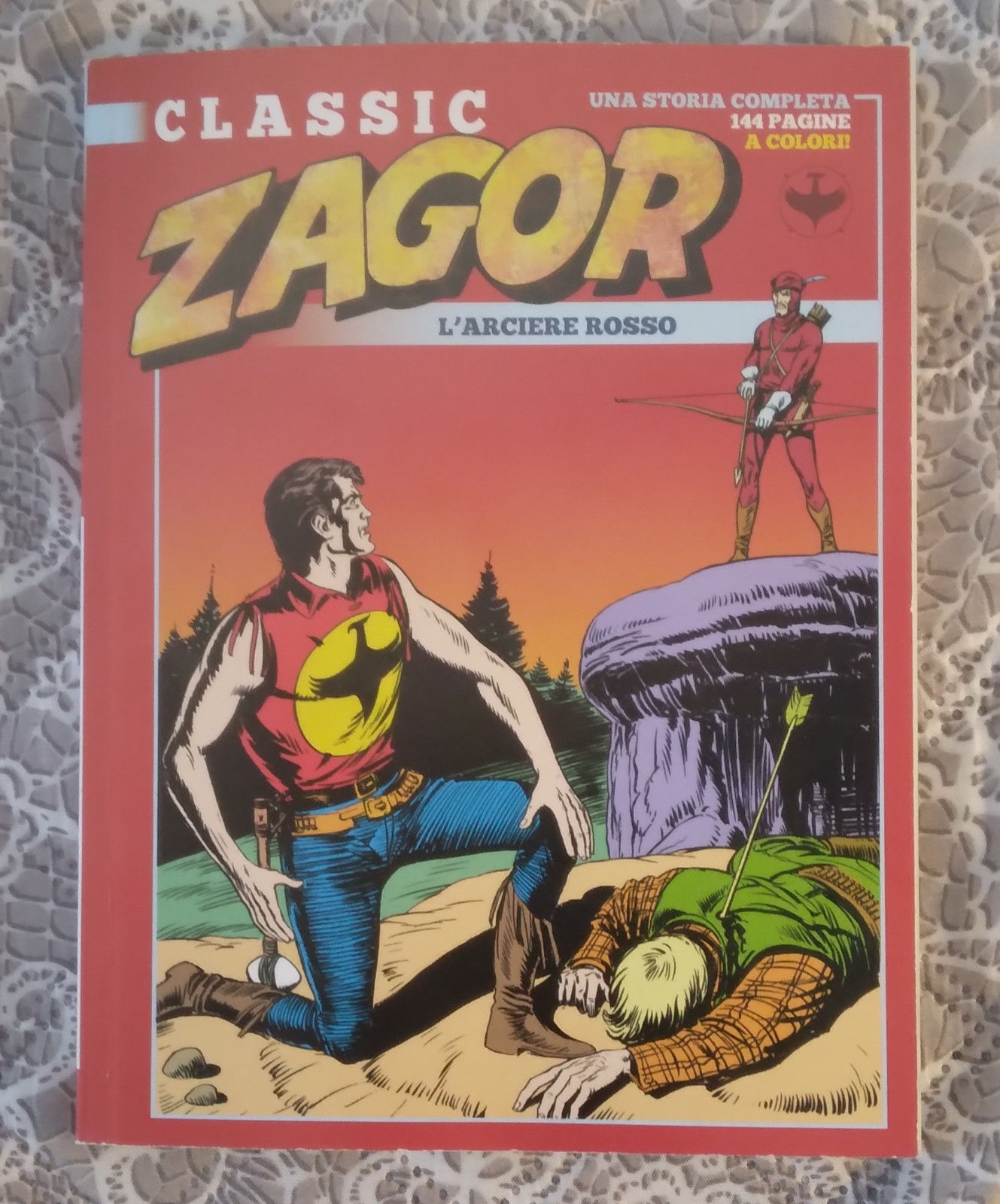 ZAGOR CLASSIC 72- L'ARCIERE ROSSO- NOLITTA, DONATELLI- OTTIMO STATO