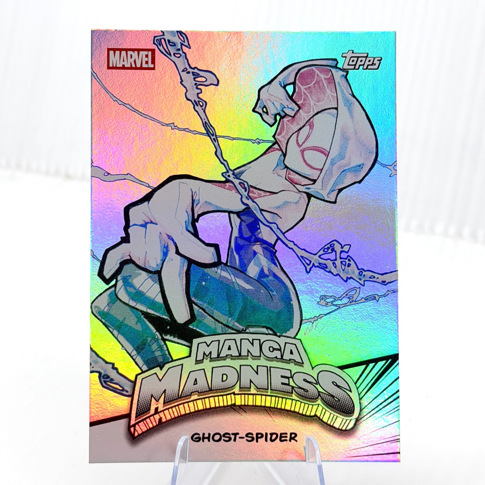 2026 Topps Marvel Neon Manga Madness Ghost-Spider Insert #MM-1