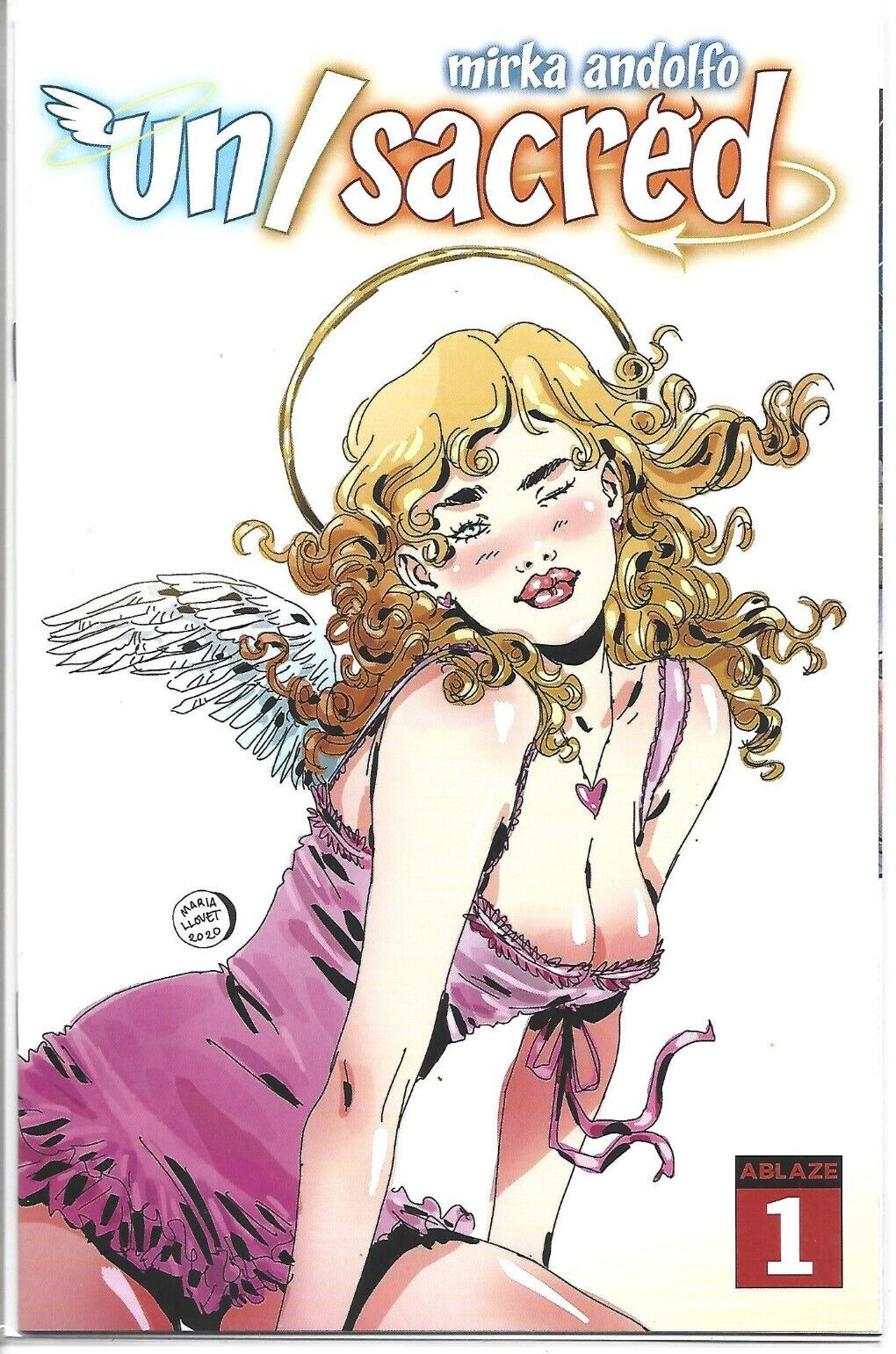 UN/SACRED #1 MARIA LLOVET VARIANT ABLAZE COMICS 2020 NEW UNREAD BAGGED BOARDED