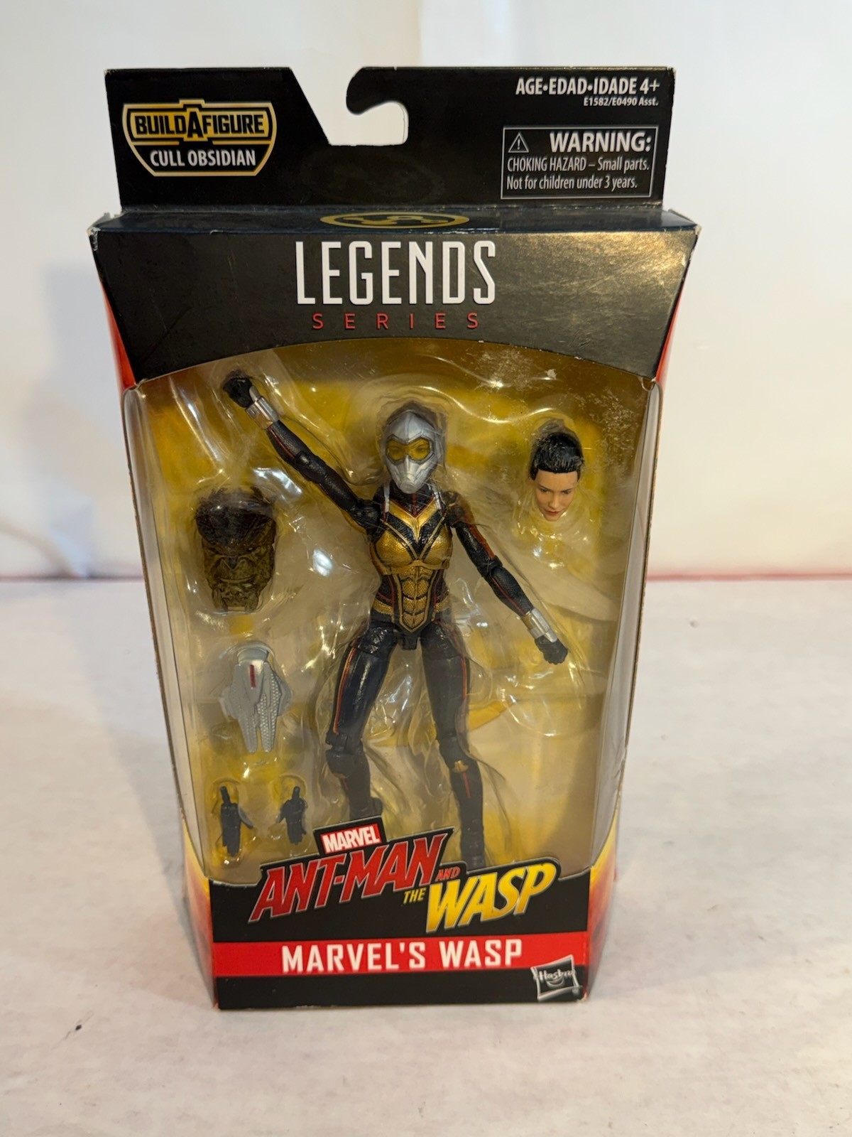Marvel Legends Ant-man's 6" Wasp Action Figure Costruisci una Figura Abbatti Ossidiana