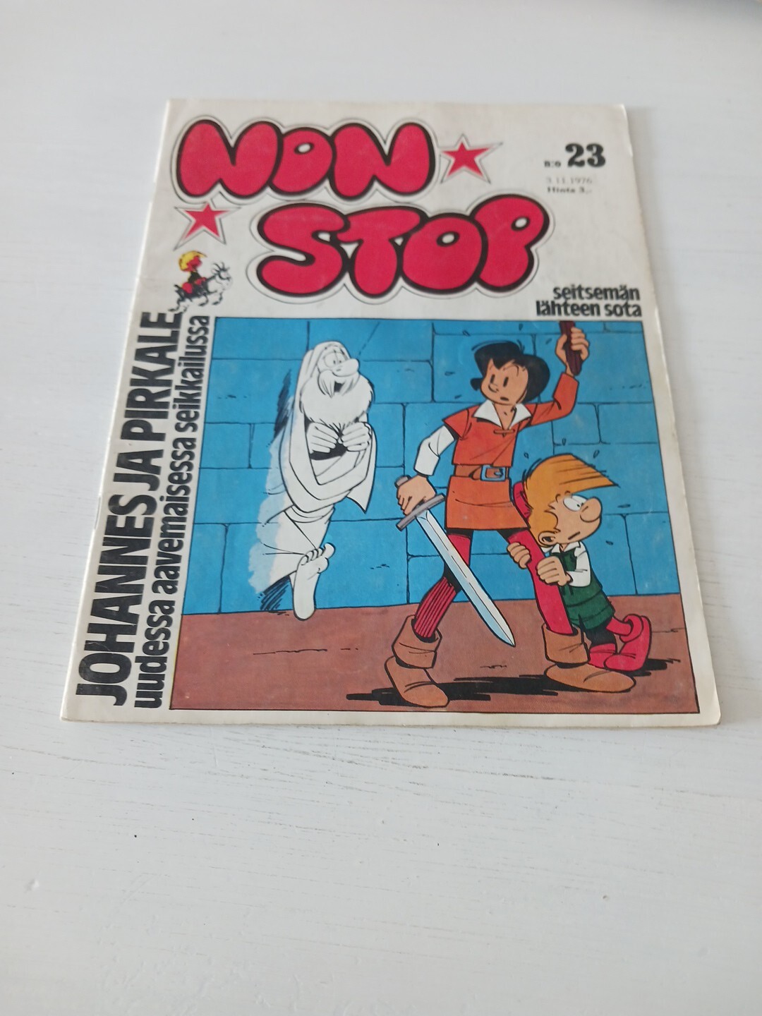 Johan Et Peewit 1976 Finitura Fumetto Lucky Luke Chaminou et le Khrompire Gaston 