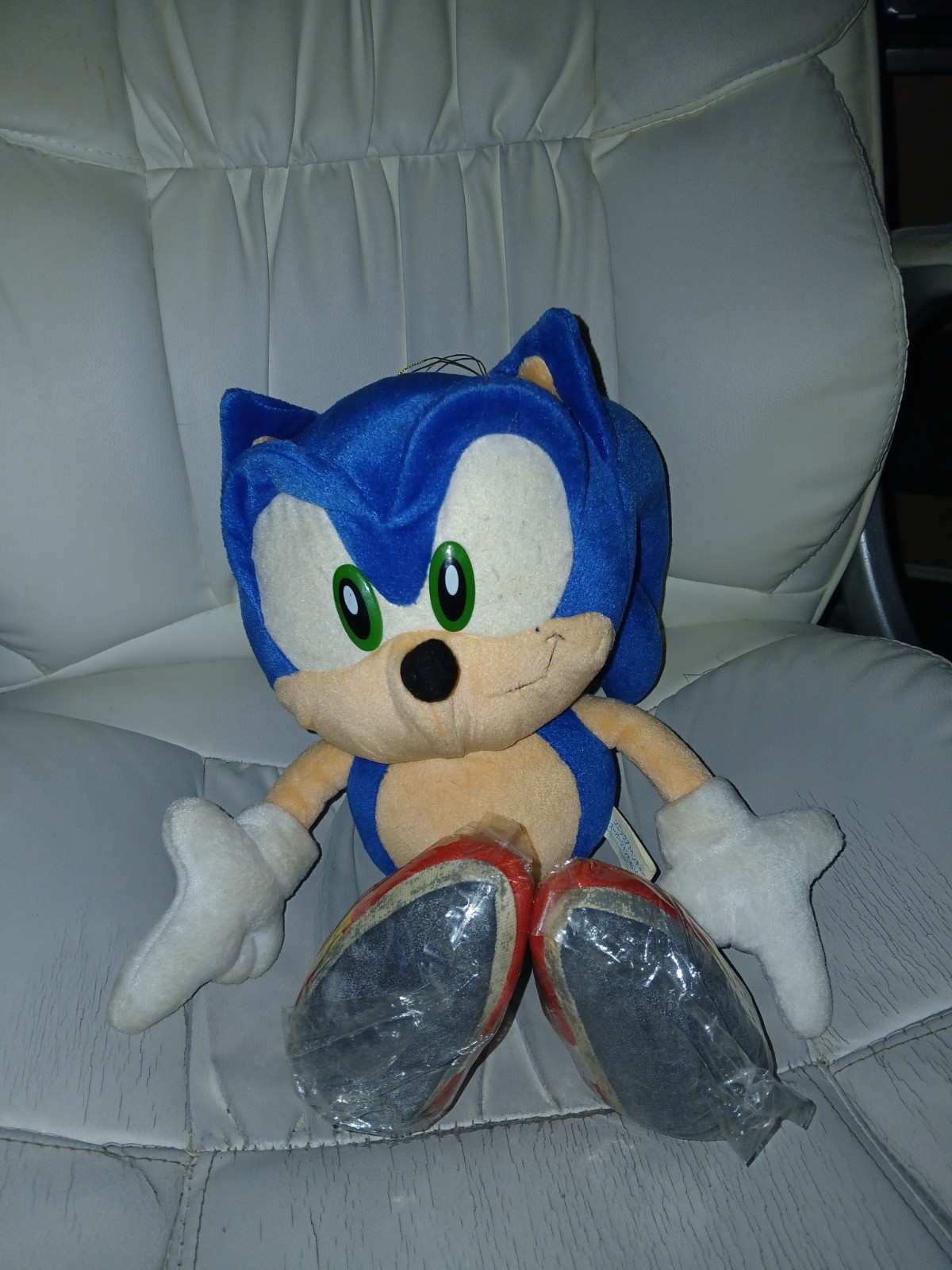 RARO UFO Catcher Sonic Adventure (1999) 15" Peluche Onda 1 Uscita Giapponese