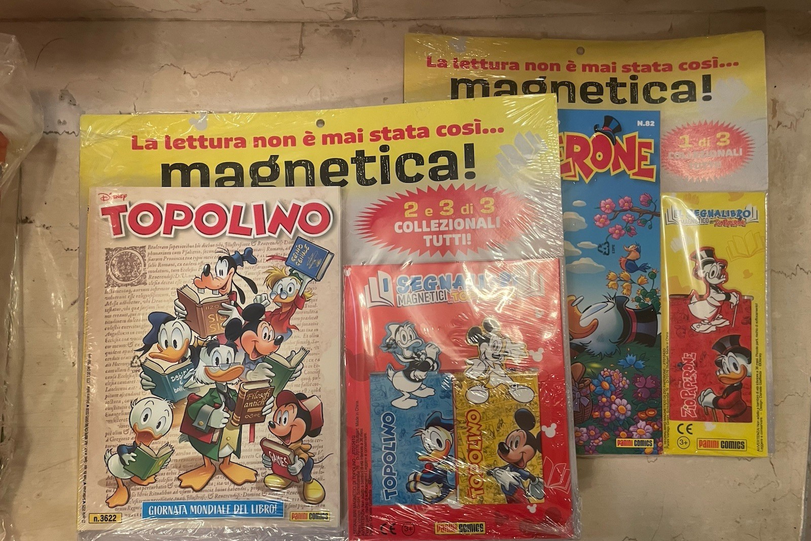TOPOLINO 3622 I SEGNALIBRI MAGNETICI DISNEY MICKEY MOUSE SEGNALIBRO GADGET NEW