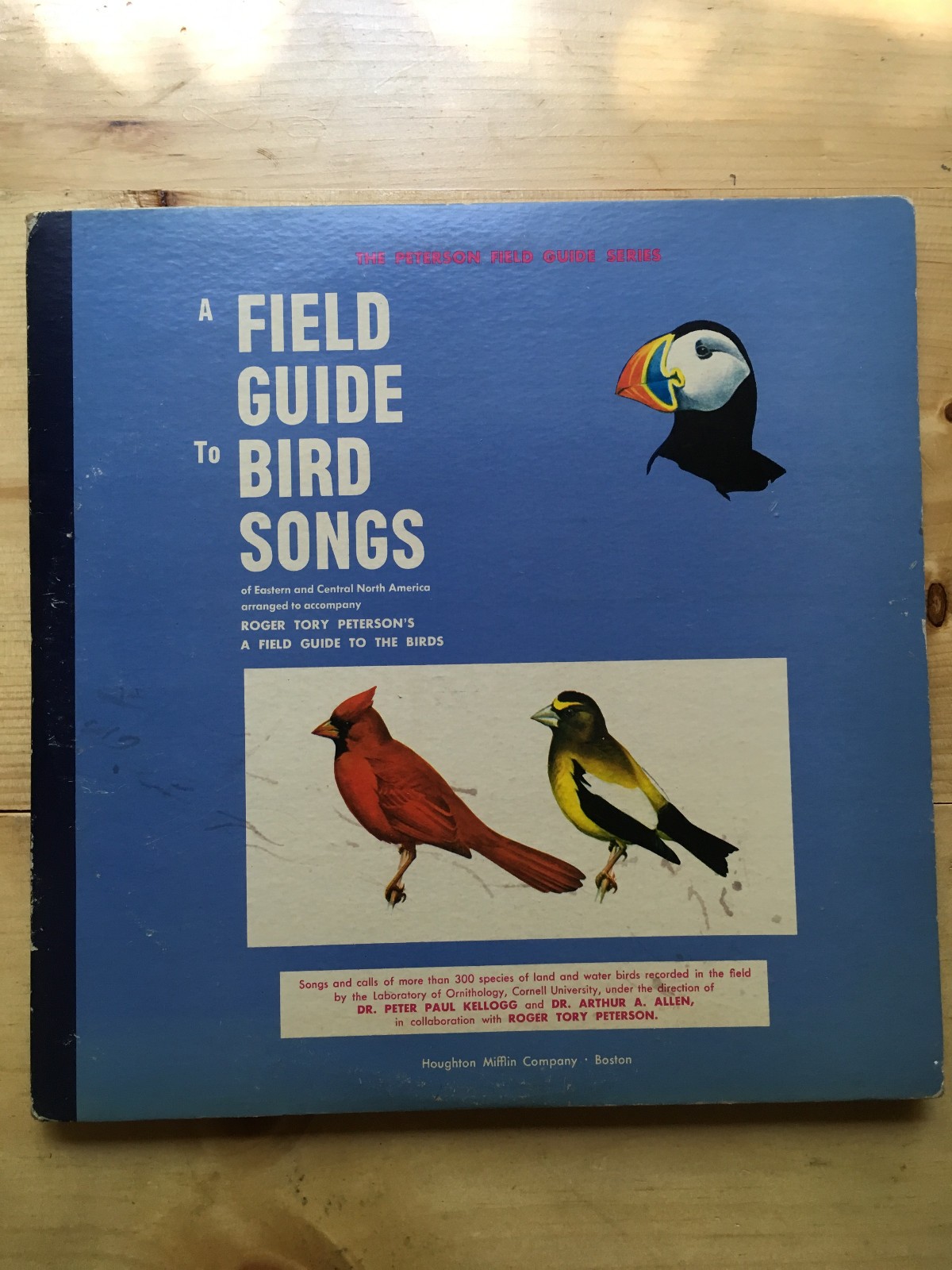 Vintage Roger Tory Peterson Field Guide To Bird Songs 2 LP Vinyl Record Set VG