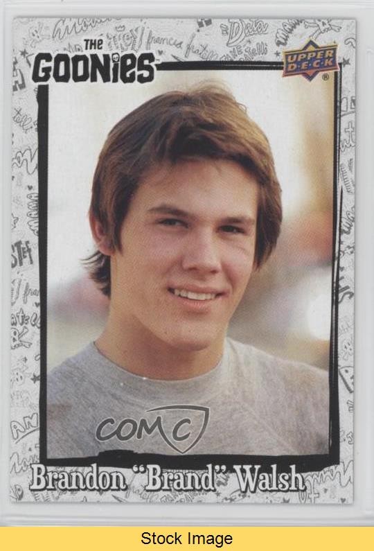 2024 Upper Deck The Goonies Characters /1499 Brandon Brand Walsh #C-3 READ 4xs