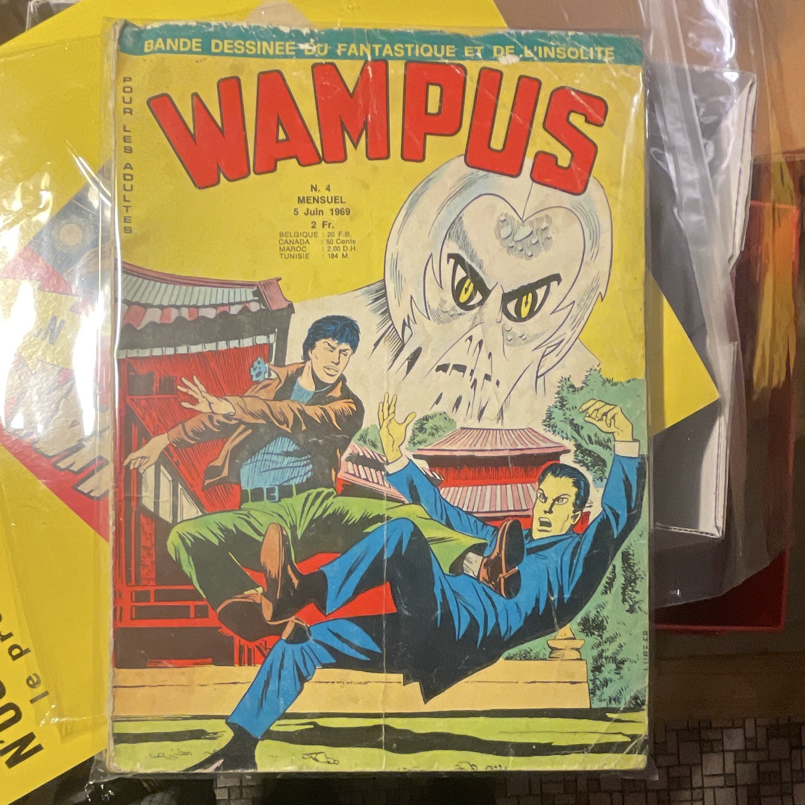 Lug Wampus n°4 mensuel 1969 BD fantastique et insolite couleur FR