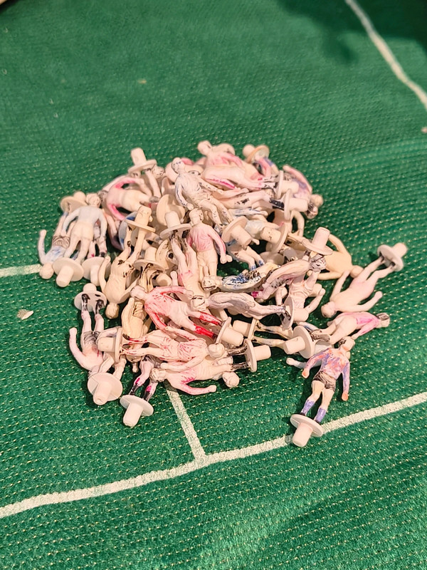 Subbuteo 49 omini lw non completamente sbiancati