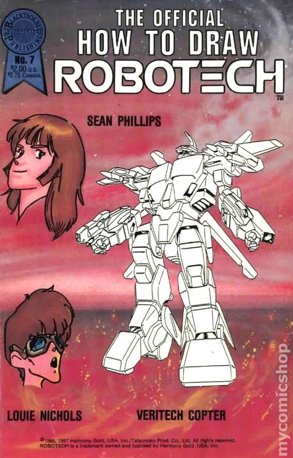 Come disegnare ufficiale Robotech #7 FN- 5.5 1987 immagine stock basso grado