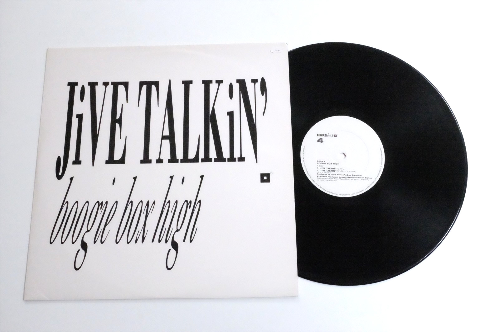 BOOGIE BOX HIGH - JIVE TALKIN 12" N MINT UK 12inch Single George Michael