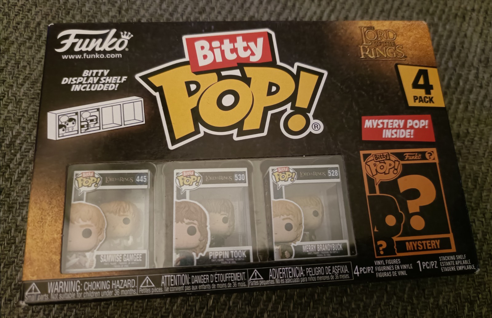 Bitty Pop! Funko The Lord Of The Rings 4 Pack. New.