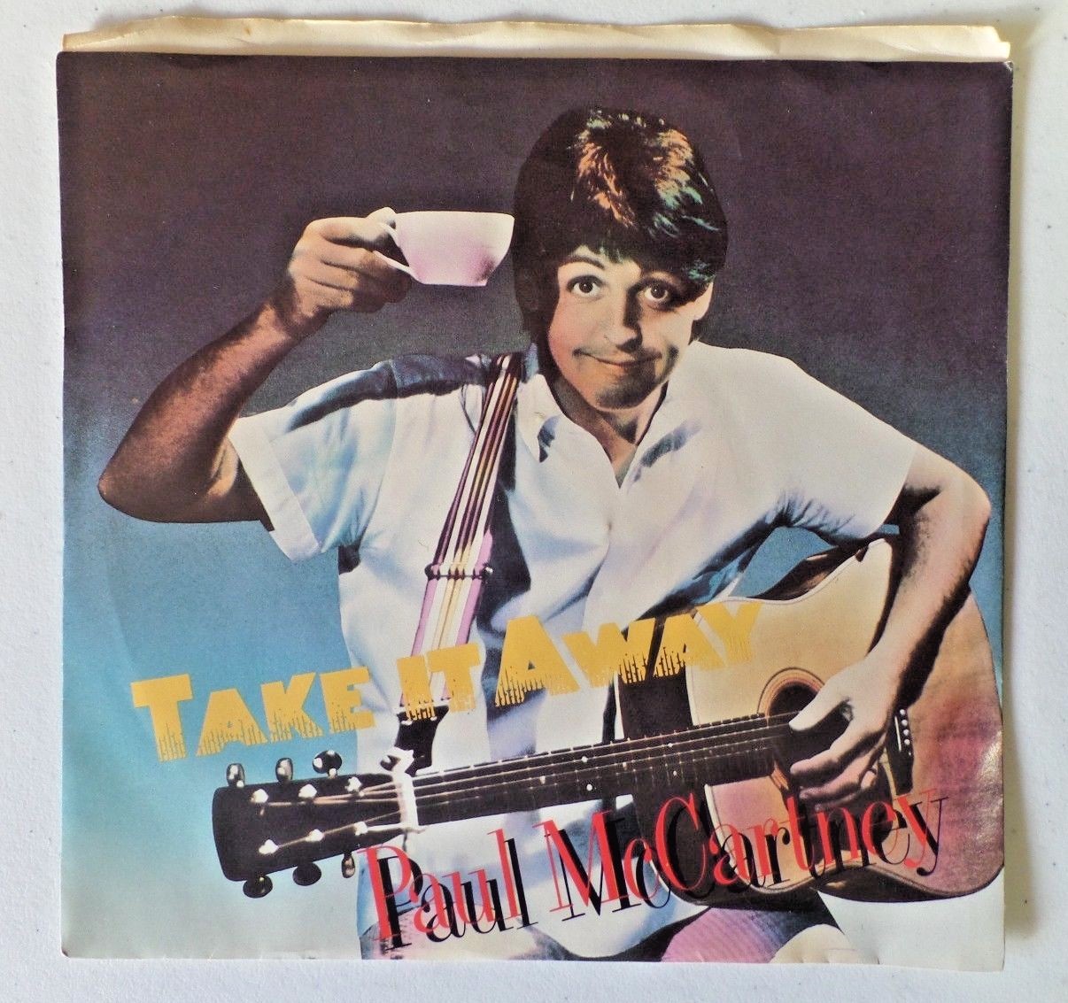 Paul McCartney I'LL GIVE YOU A RING / TAKE IT AWAY 45RPM Vinyl Record 7" 1982