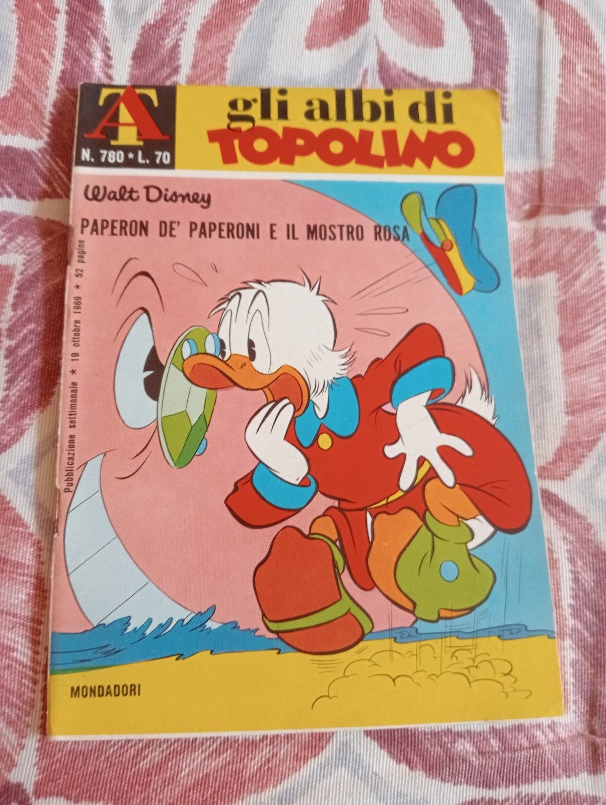 ALBI DI TOPOLINO N. 780 Mondadori 1969 MONDADORI CON BOLLINO