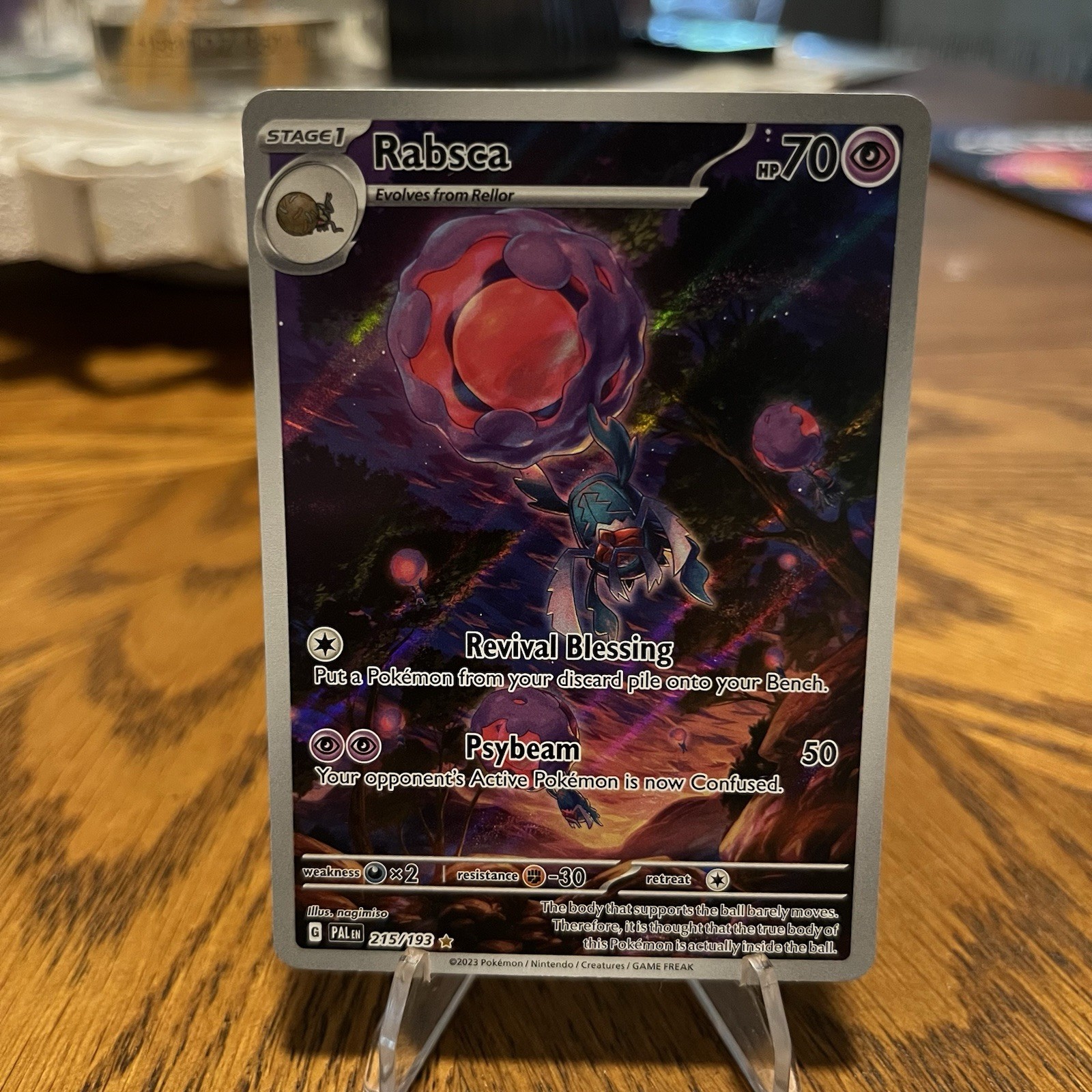 Pokemon Rabsca 215/193 Sv02: Paldea Evolved Holo