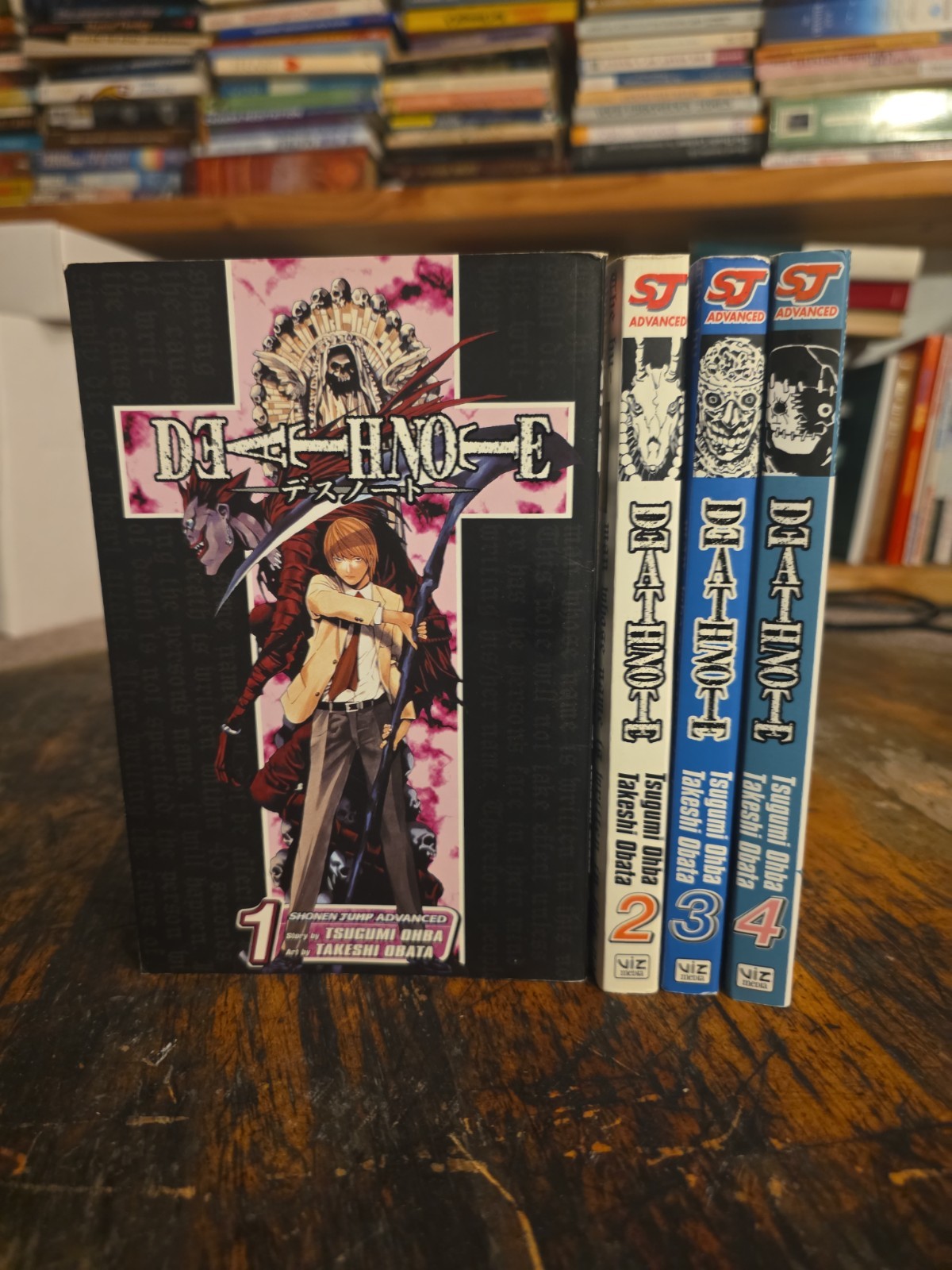 Deathnote vol. 1 - Vol. 4 Softcovers usati Shonen Jump Advanced Viz Media