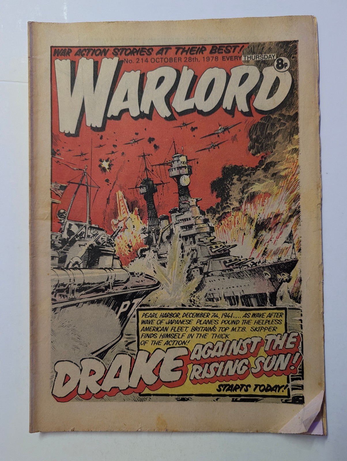Warlord Comic No 214, October 28th 1978.