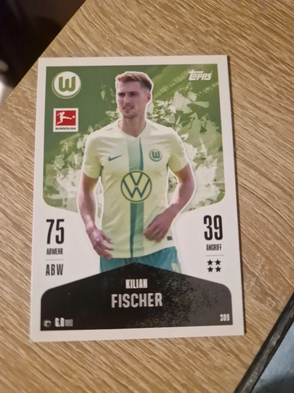 Kilian Fischer Karte (Wolfsburg)