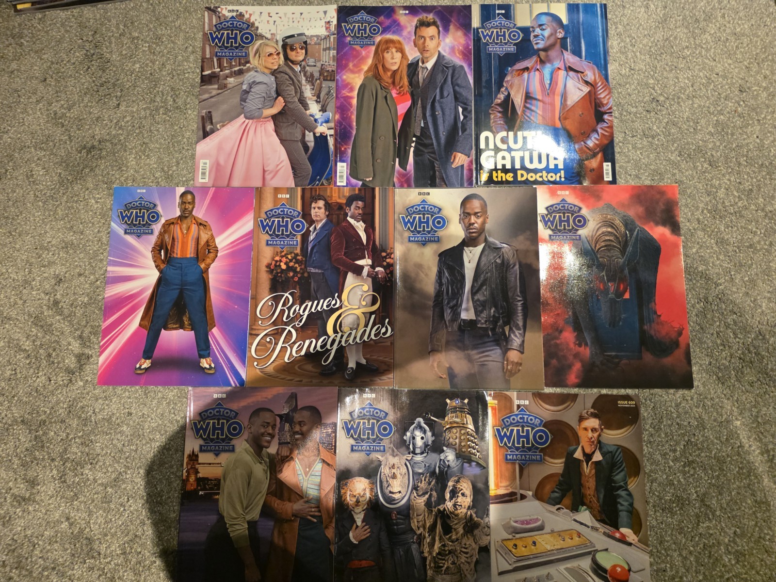 Doctor Who Magazine Bundle issues  590 597 598 601 604 605 606 607 608 609