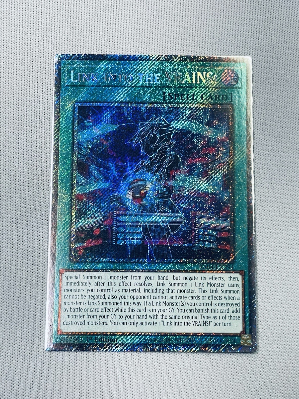 LINK INTO THE VRAINS! - Platinum Secret Rare - RA04-EN294 - 1° Edizione - NM/M