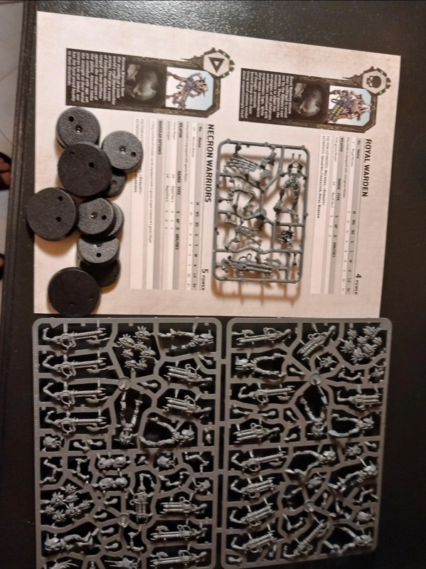 Miniature warhammer40k necrons