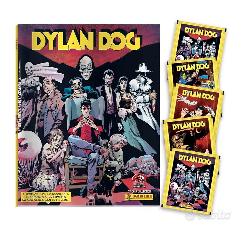 40 anni dylan dog album con figurine