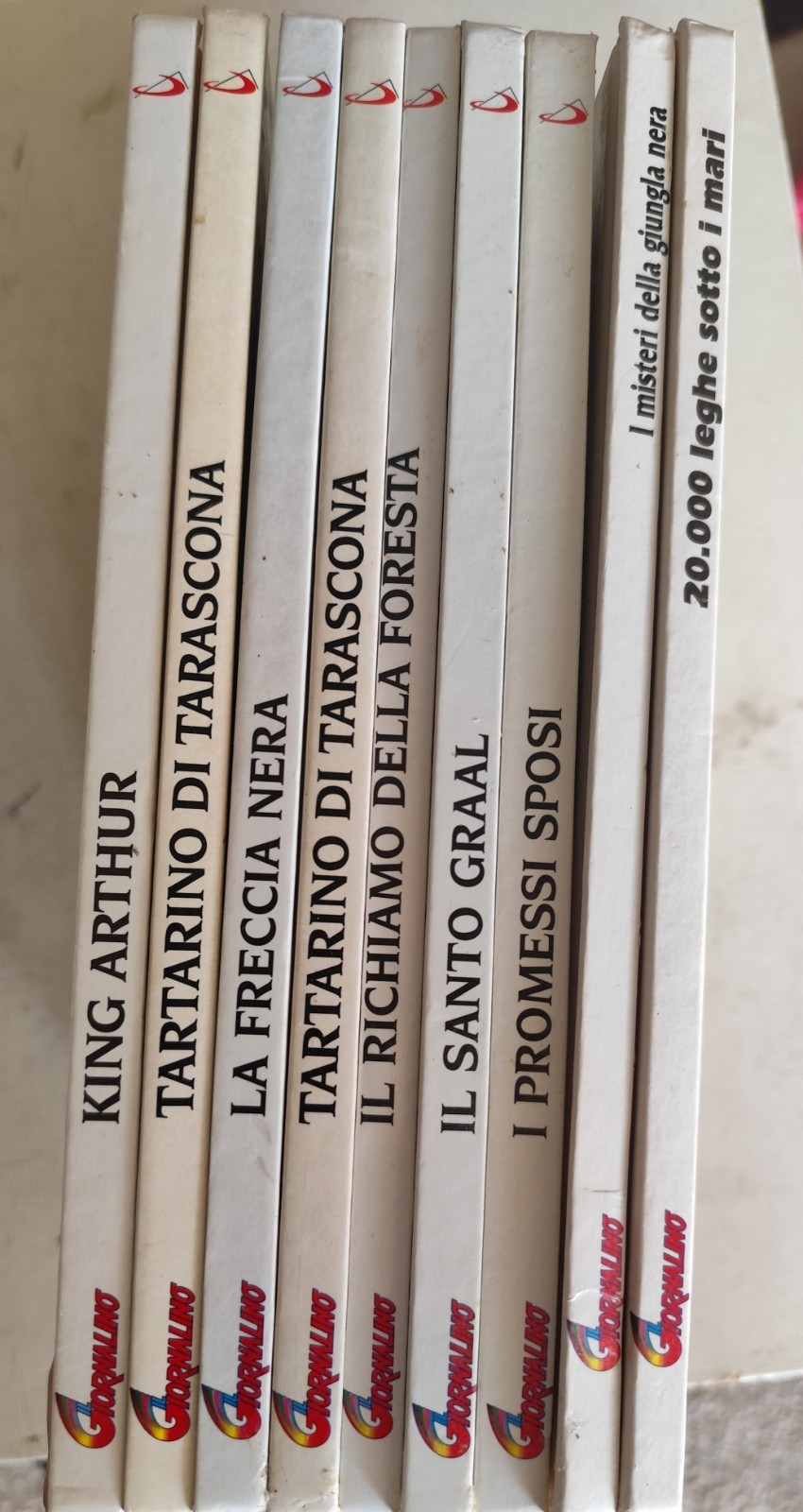 Giornalino Classici a fumetti lotto 7 volumi cartonati a colori in italiano