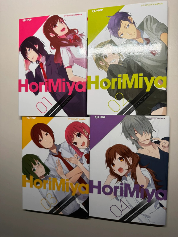 Horimiya vol. 1-4 manga italiano