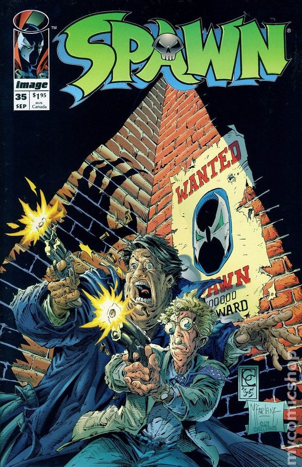 Spawn #35 FN+ 6.5 1995 Immagine Stock