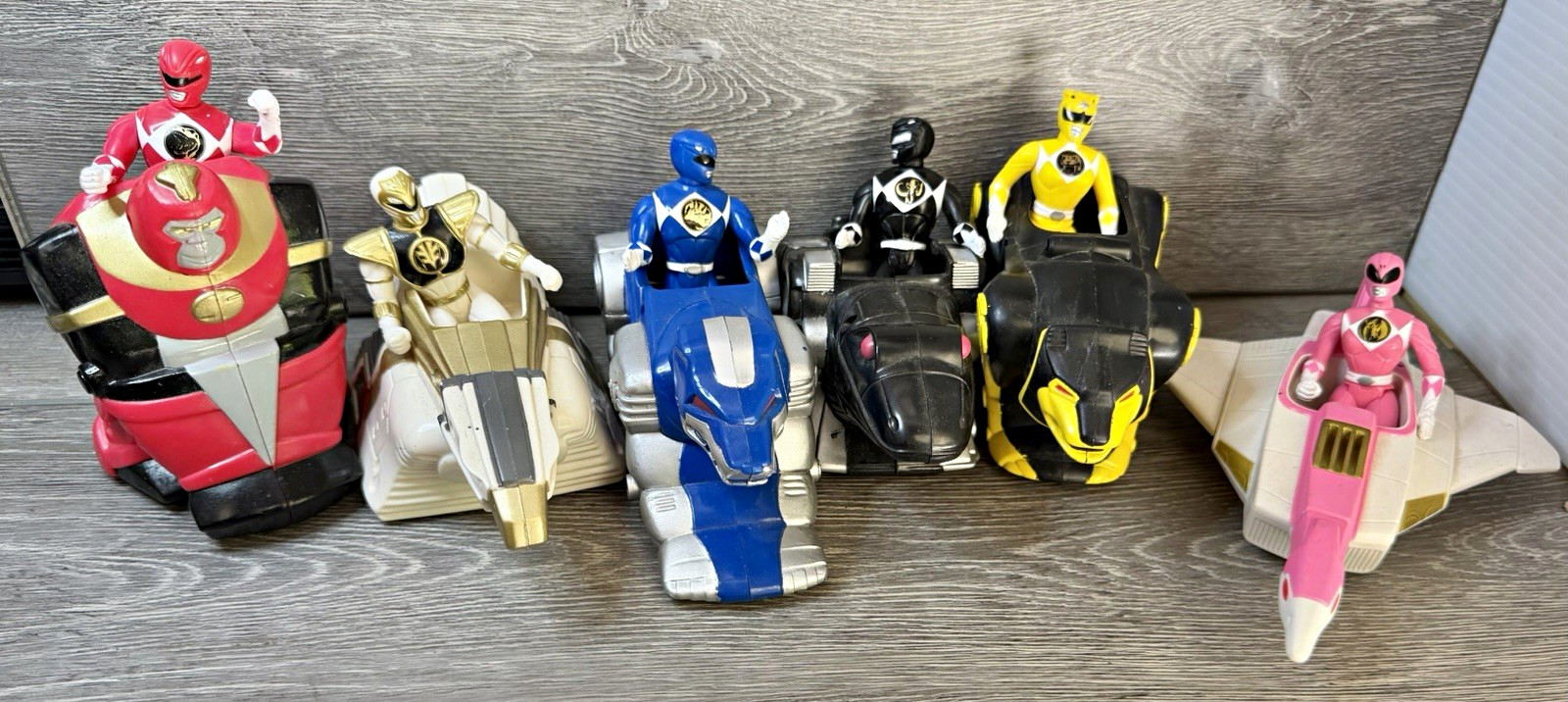Mighty Morphin Power Rangers - Figurine Happy Meal McDonalds (Saban, 1995) tutte e 6